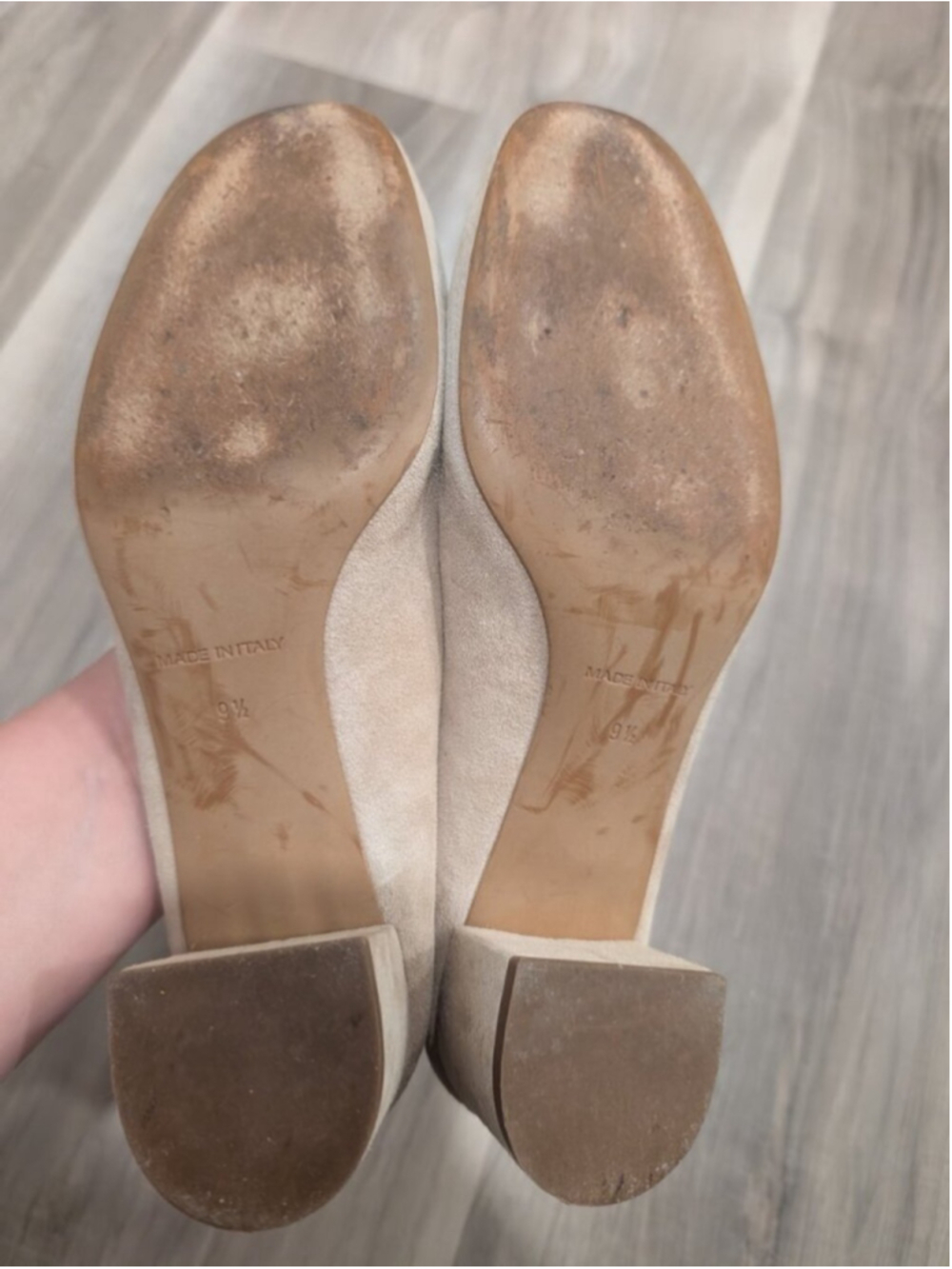 Everlane | The Day Heel In Light Taupe Suede - Picture 4 of 13